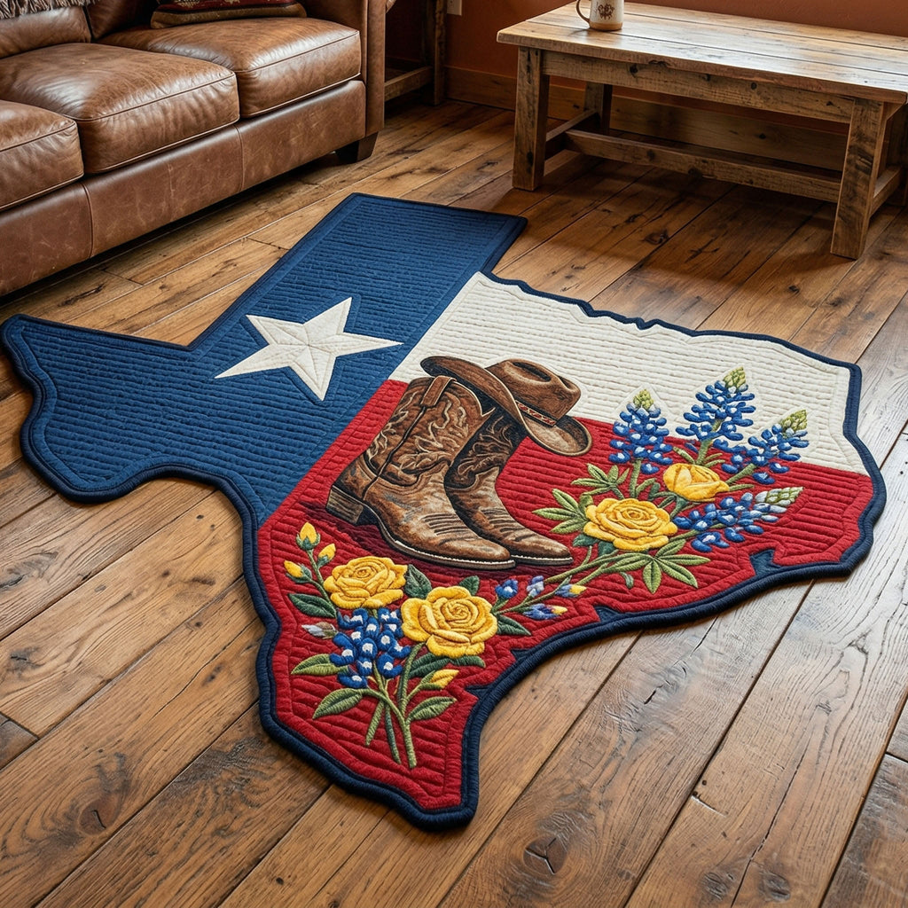 Sunset Trail Custom Shape Area Rug - Nature Design | Die-Cut Non-Slip Rug - washable non-slip printed rug