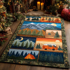 Sunset Vista area rug in a living room