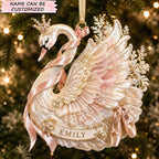 Swan Ballet Queen Christmas Ornament