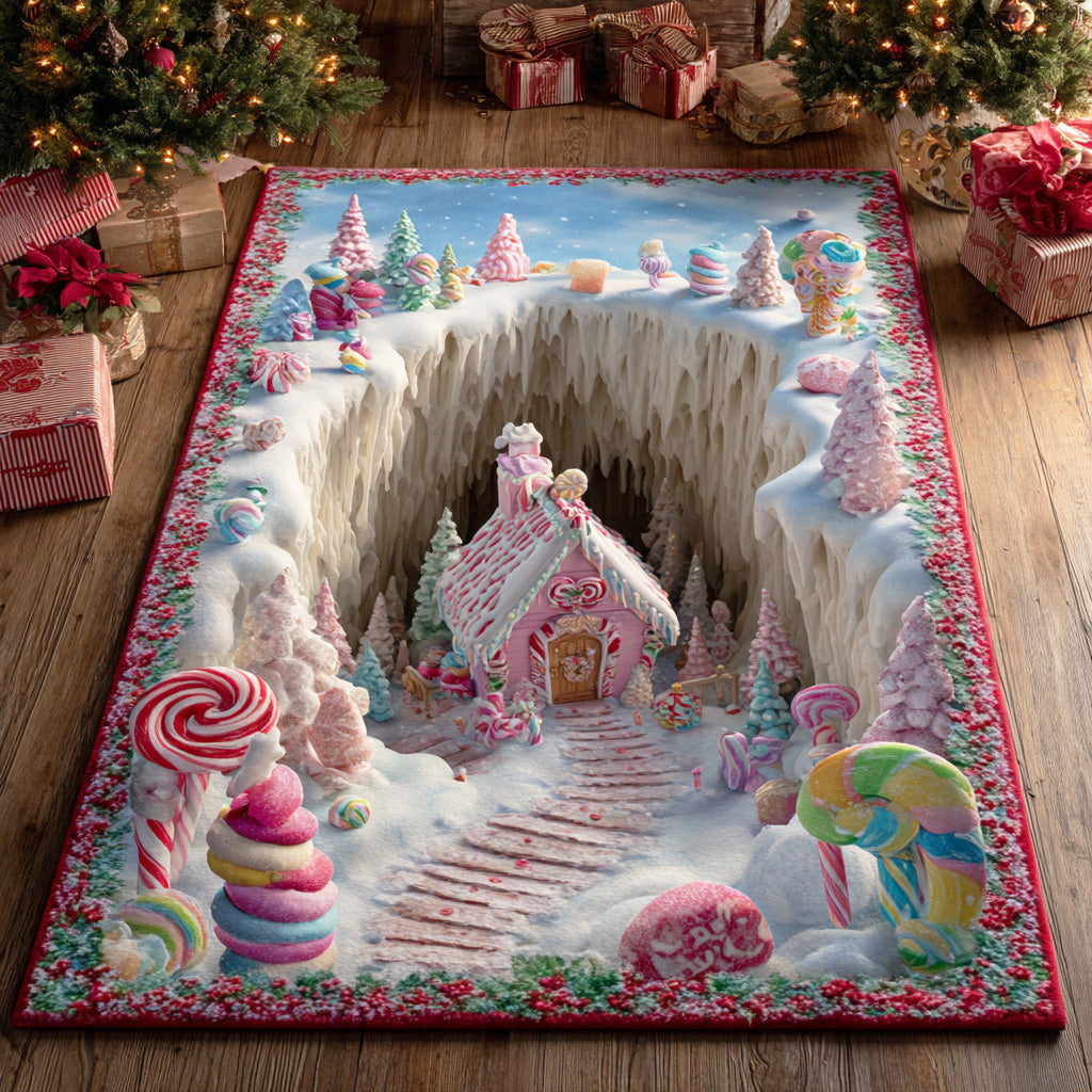 Sweet Bakery area rug in a living room
