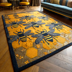 Sweet Honey Trail area rug in a living room