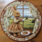Sweet Hop Round Mat Rug - washable non-slip printed rug