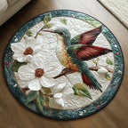 Sweet Serenity Round Mat Rug - washable non-slip printed rug