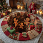 Sweet Treat Spiral Round Mat Rug - washable non-slip printed rug