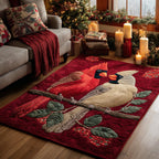 Sweetheart Cardinals area rug in a living room