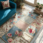 Sweetheart Meadow area rug in a living room