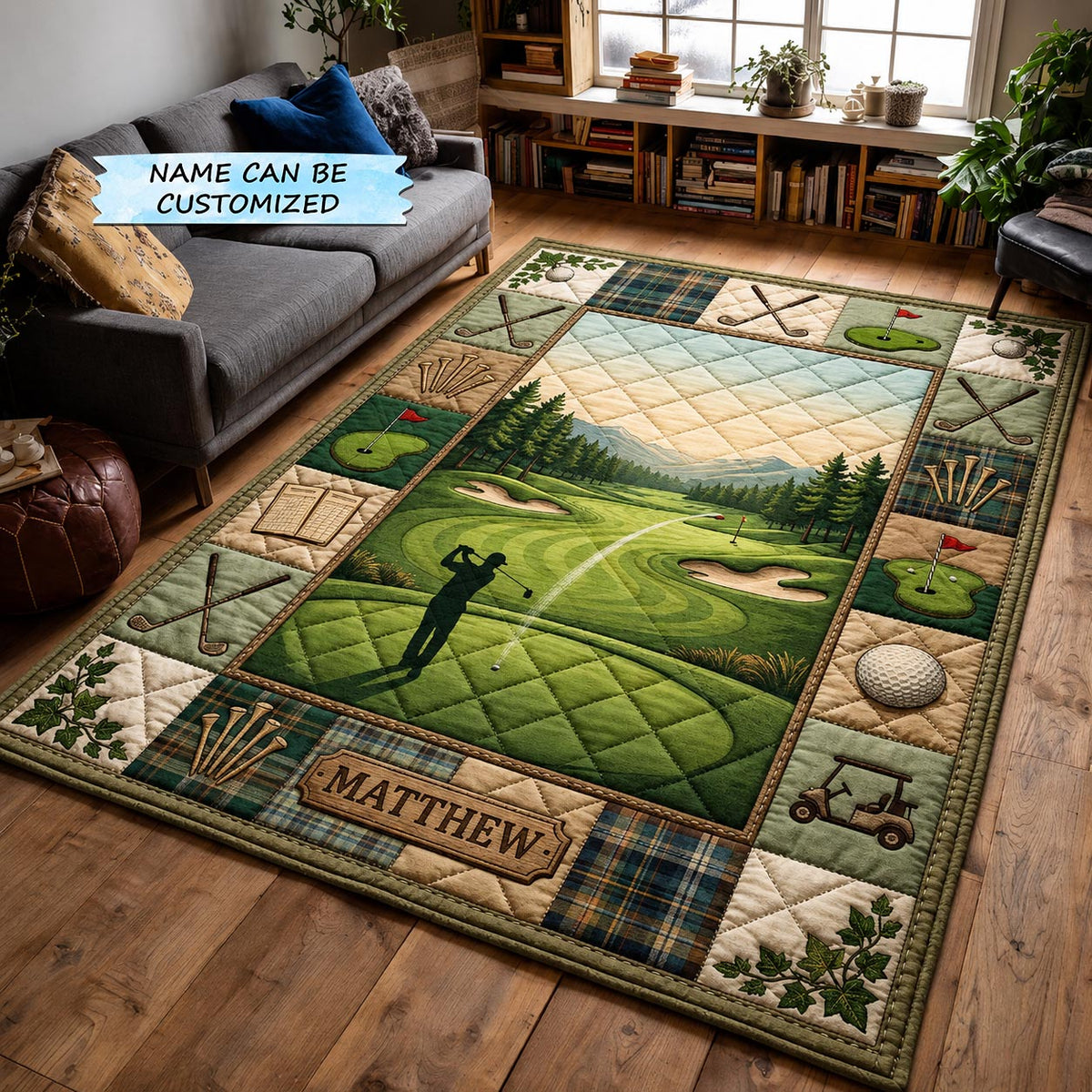 Swing Life Area Rug QTCUZ area rug in a living room