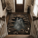 Terror Pit area rug in a living room