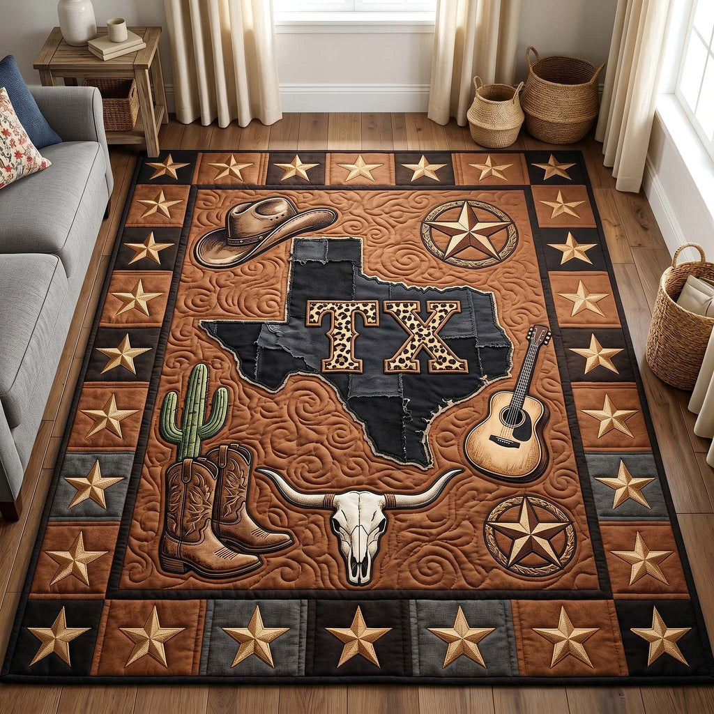 Texas Heritage area rug in a living room