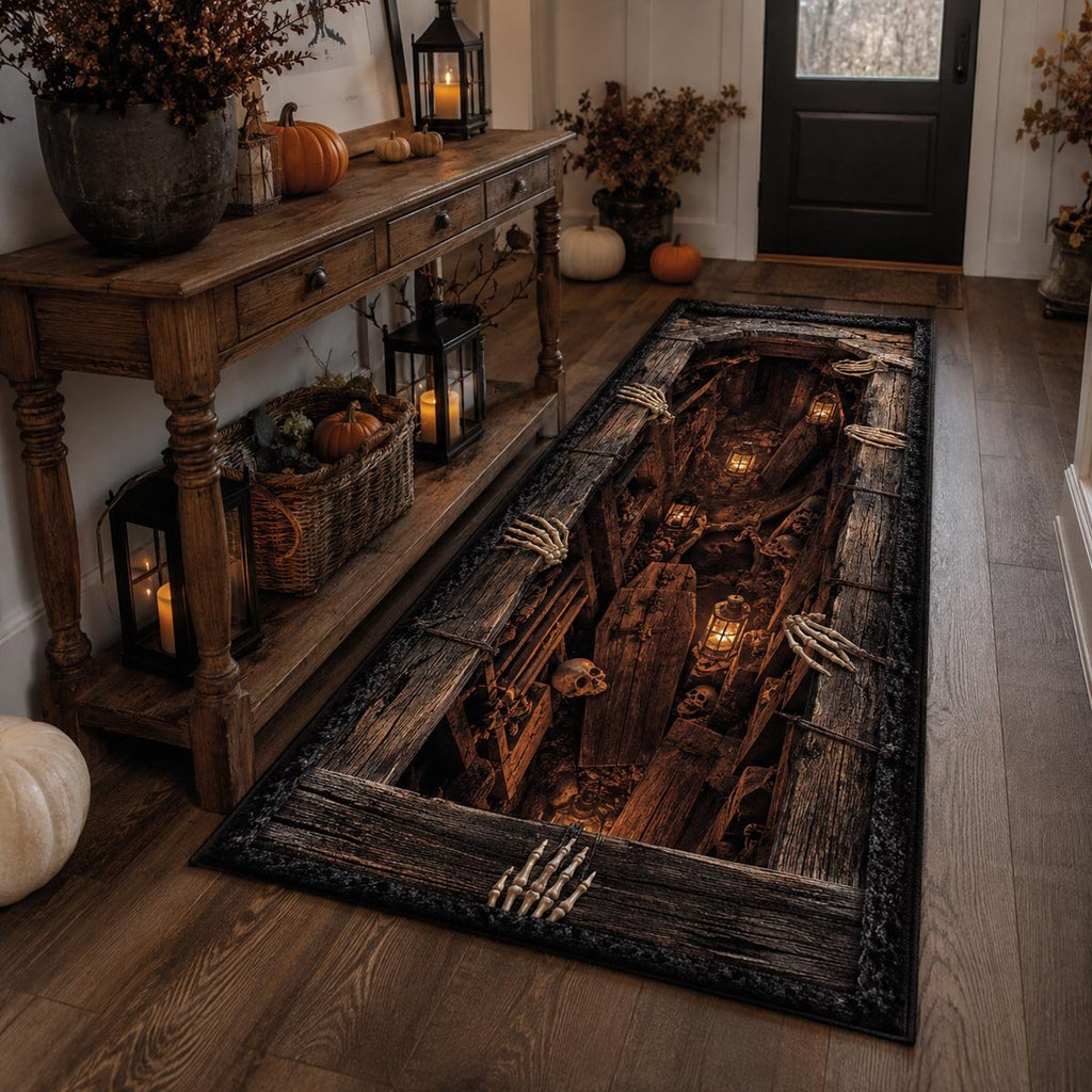 The Crypt Keeper Runner Carpet Runner Rug - Cute Pet Design | Animal Printed Runner Rug
