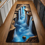 The Deep Crack Runner Rug - Nature Design | Serene Runner Rug