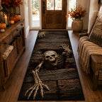 The Forgotten Crawl Runner Rug - Nature Design | Serene Runner Rug (Design 1) - washable non-slip printed rug