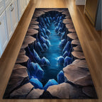The Great Crack Runner Rug - Nature Design | Serene Runner Rug