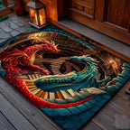 The Library Duo Doormat - Nature Design | Printed Welcome Doormat