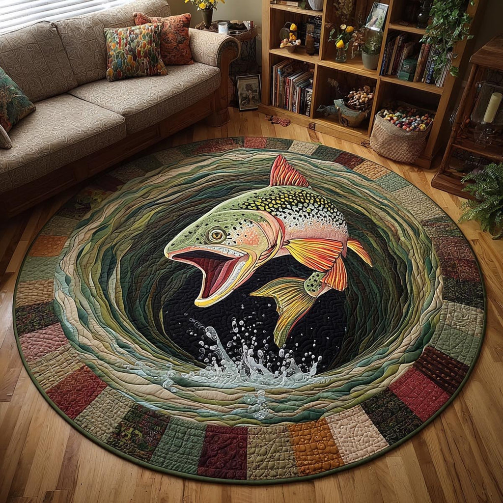 The Ultimate Catch Trap Round Mat Rug - Cute Pet Design | Animal Printed Home Decor