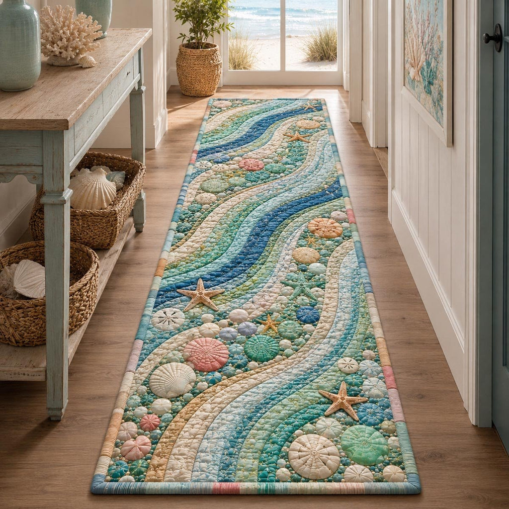 Tidal Escape Runner Carpet Runner Rug - Cute Pet Design | Animal Printed Runner Rug
