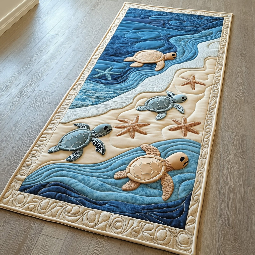 Tidal Rhythm Runner Rug - Nature Design | Serene Runner Rug