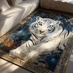 Tiger Dream area rug in a living room