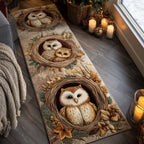 Timber Guardian Runner Carpet Runner Rug - Cute Pet Design | Animal Printed Runner Rug