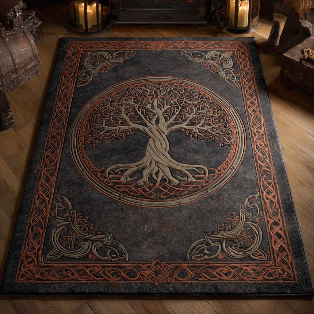 Timber Legacy area rug in a living room