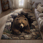 Timber Nights area rug in a living room