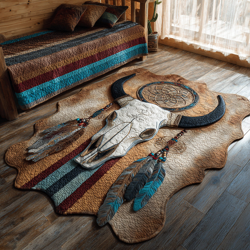 Timeless Horizon Custom Shape Area Rug - Nature Design | Die-Cut Non-Slip Rug - washable non-slip printed rug