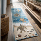 Timeless Turtle Runner Carpet Runner Rug - Cute Pet Design | Animal Printed Runner Rug