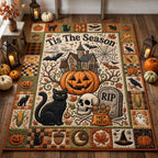 Tis The Season area rug in a living room
