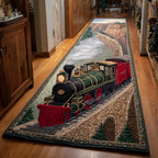 Track Route Runner Carpet Runner Rug - Cute Pet Design | Animal Printed Runner Rug