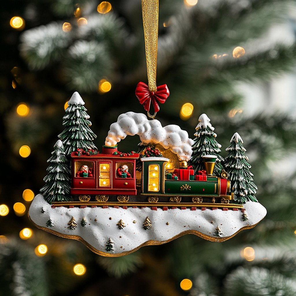Berry Perch Christmas Ornament