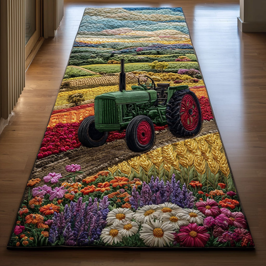 Tractor Dream Runner Rug - Nature Design | Serene Runner Rug