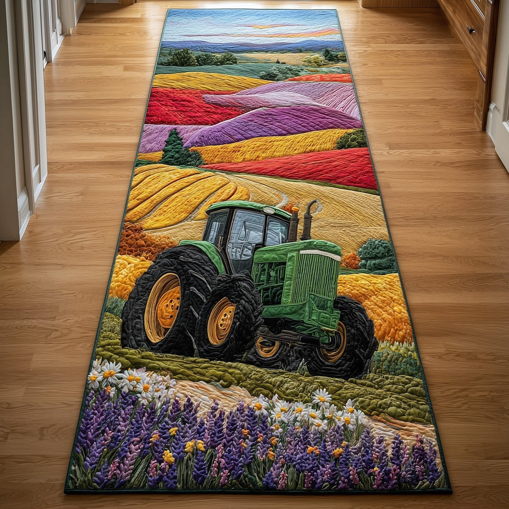 Tractor Dream Runner Rug - Nature Design | Serene Runner Rug