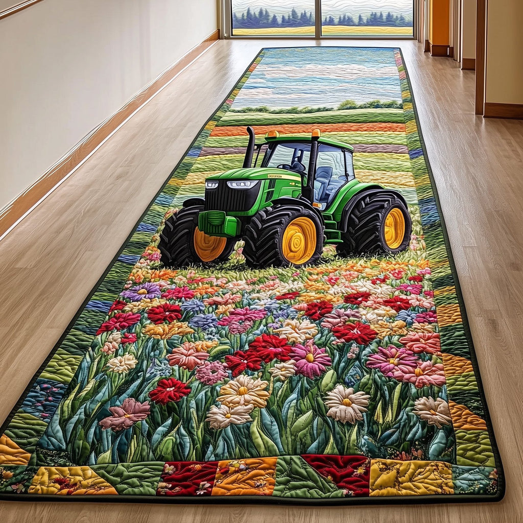 Tractor Dream Runner Rug - Nature Design | Serene Runner Rug