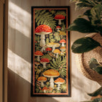 Trail Mushroom Runner Carpet Runner Rug - Cute Pet Design | Animal Printed Runner Rug