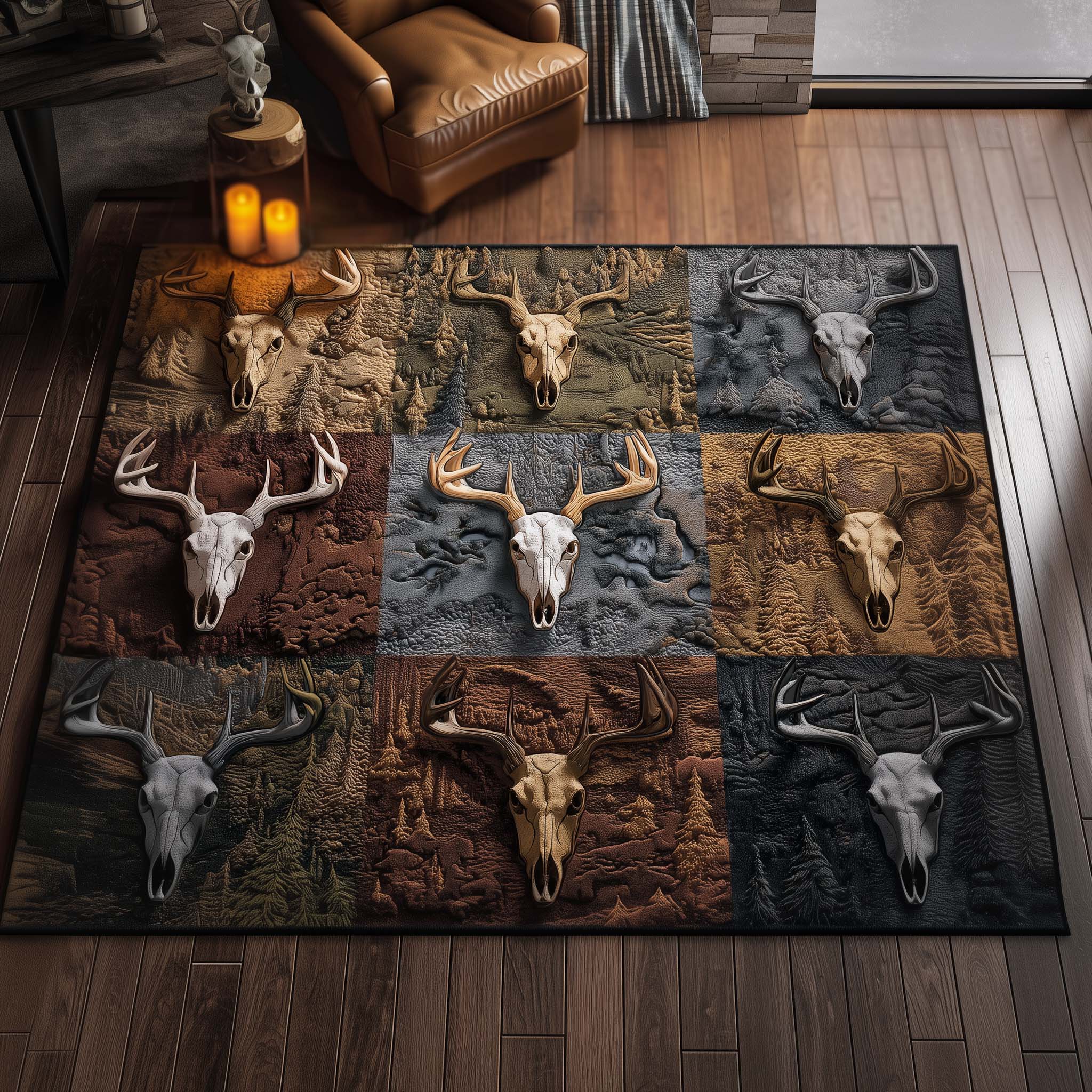 Trailblazer Spirit area rug in a living room