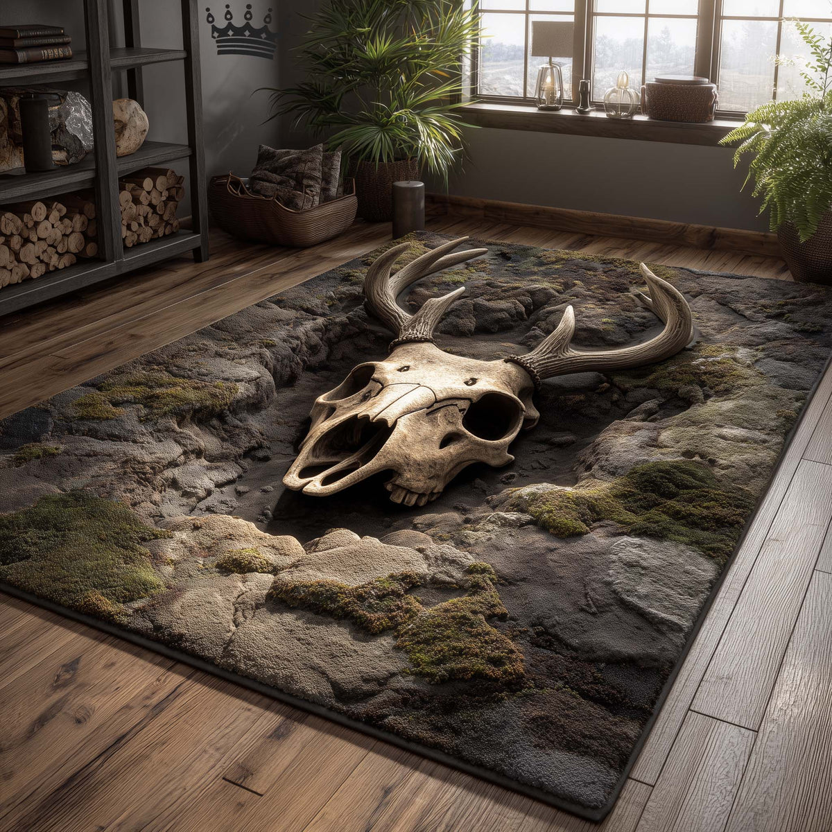 Trailblazer Spirit area rug in a living room