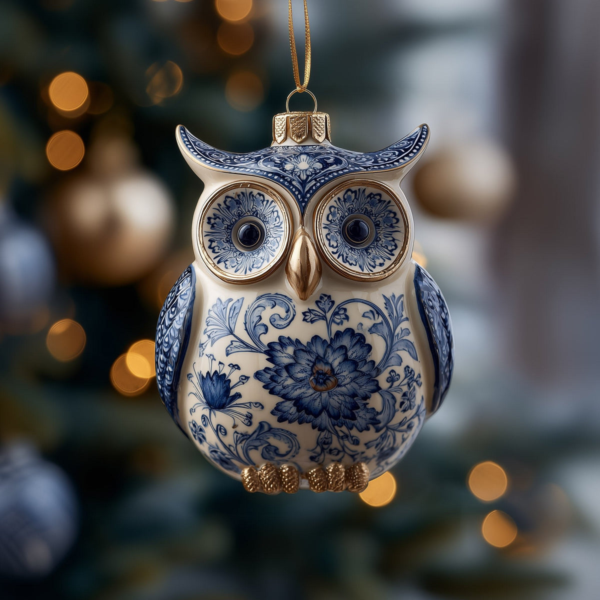 Tranquil Watcher Christmas Ornament