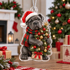 Tree Cane Corso Christmas Ornament