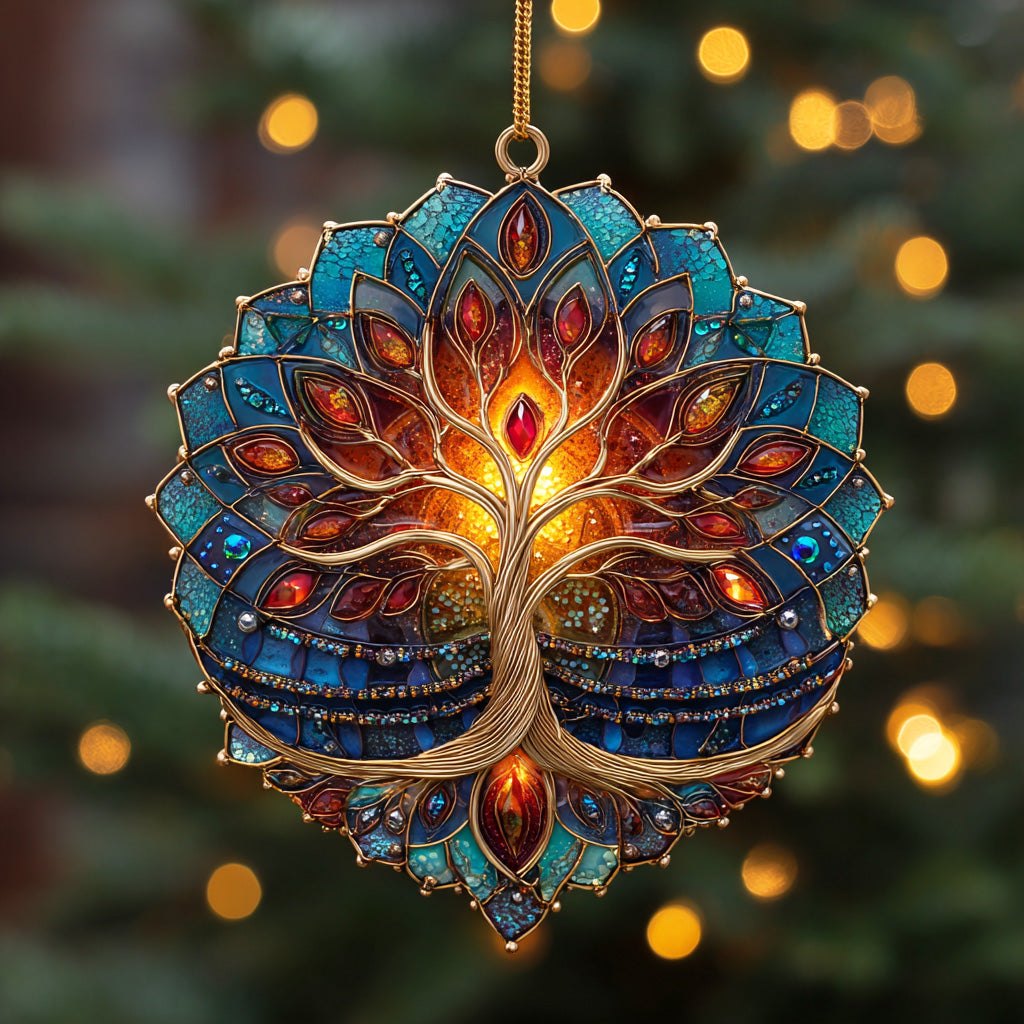 Tree of Cosmos Christmas Ornament