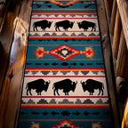 Tribal Herd Runner Carpet Runner Rug - Cute Pet Design | Animal Printed Runner Rug