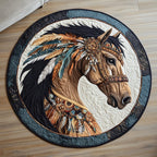Tribal Spirit Round Mat Rug - Nature Design | Serene Home Decor