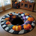 Trick or Treat Round Mat Rug - Nature Design | Serene Home Decor
