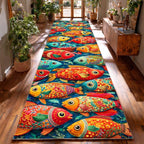 Tropical Fish Runner Rug - Nature Design | Serene Runner Rug