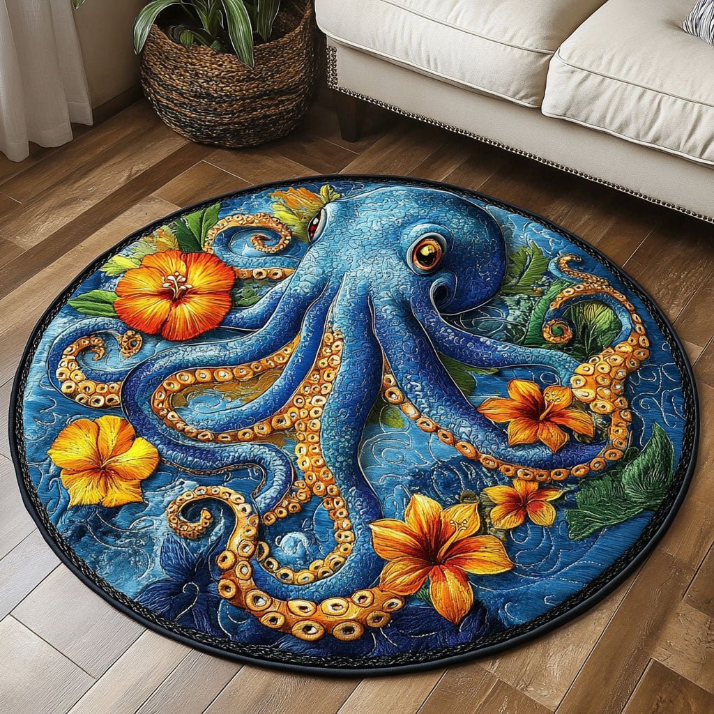 Tropical Hug Round Mat Rug - Nature Design | Serene Home Decor
