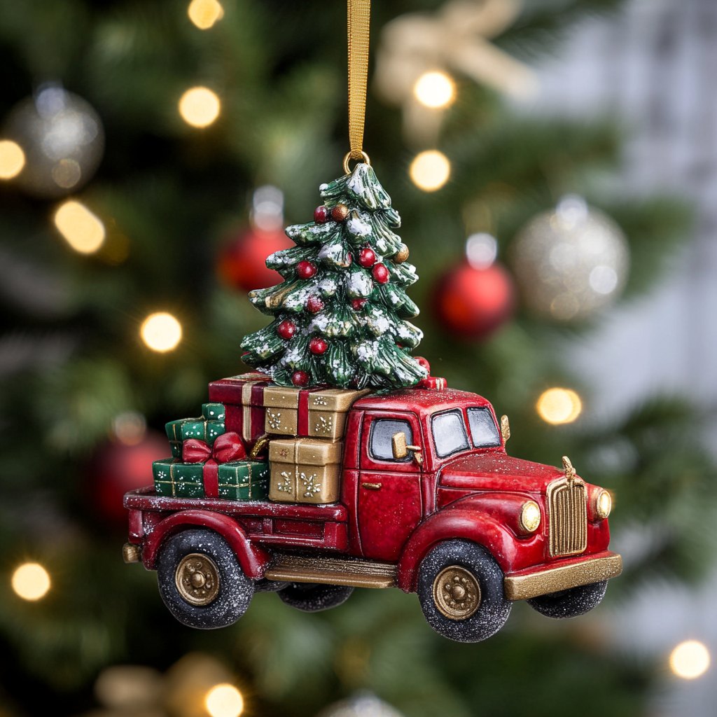 Truck of Cheer Christmas Ornament