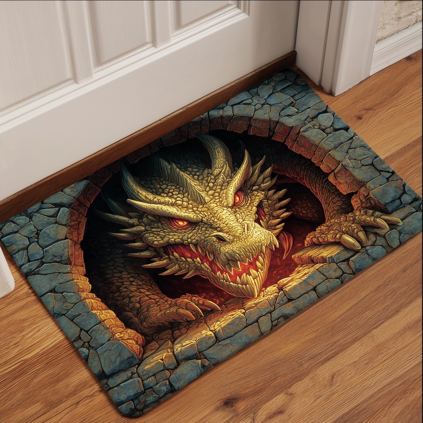 Tunnel Guardian Doormat - Nature Design | Printed Welcome Doormat