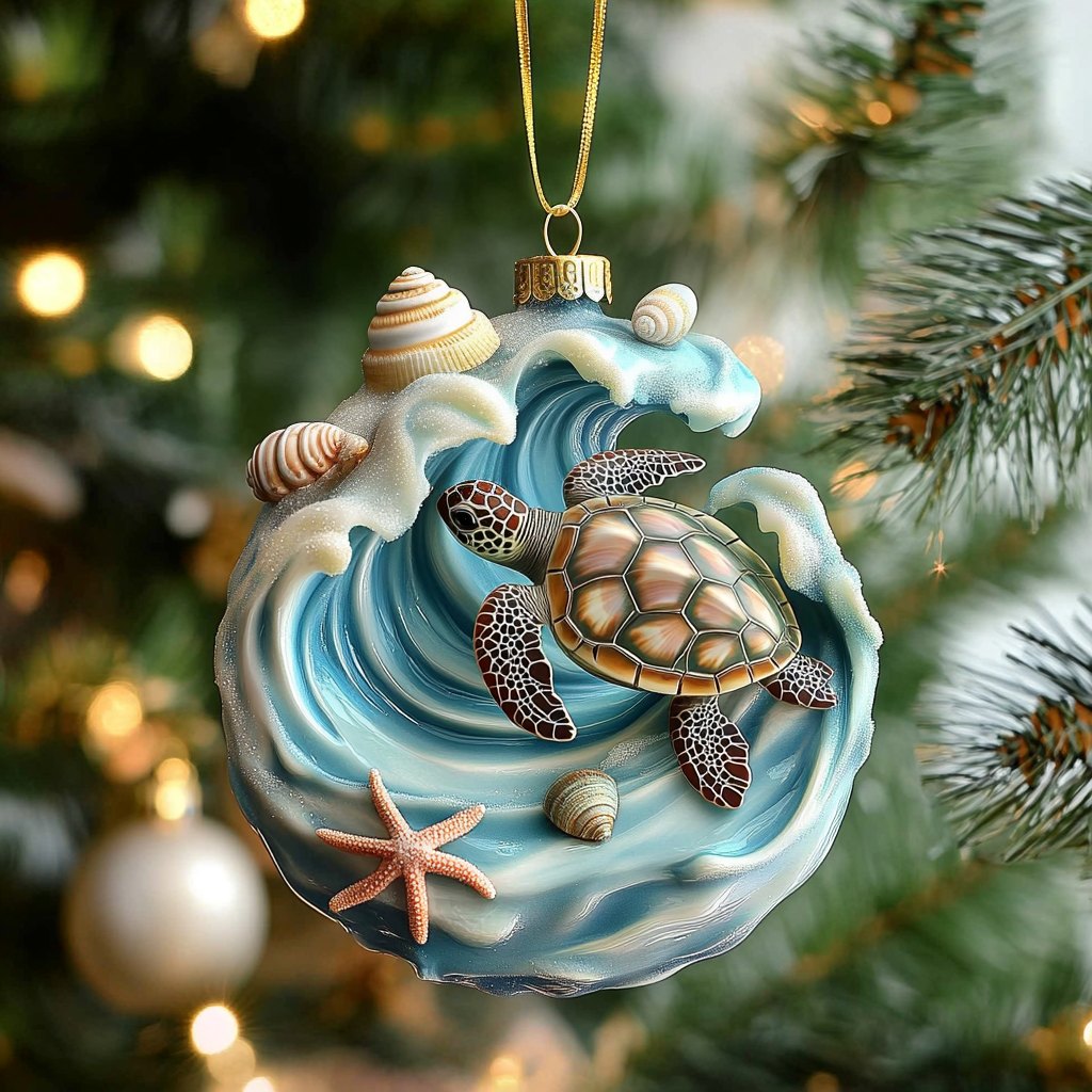 Majestic Mural Christmas Ornament