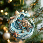 Majestic Mural Christmas Ornament