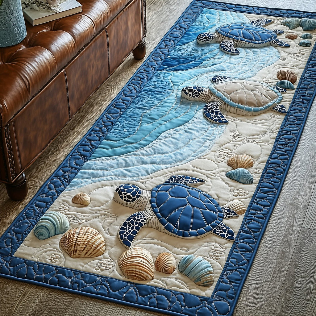 Turtle Dream Runner Rug - Cute Pet Design | Animal Printed Runner Rug