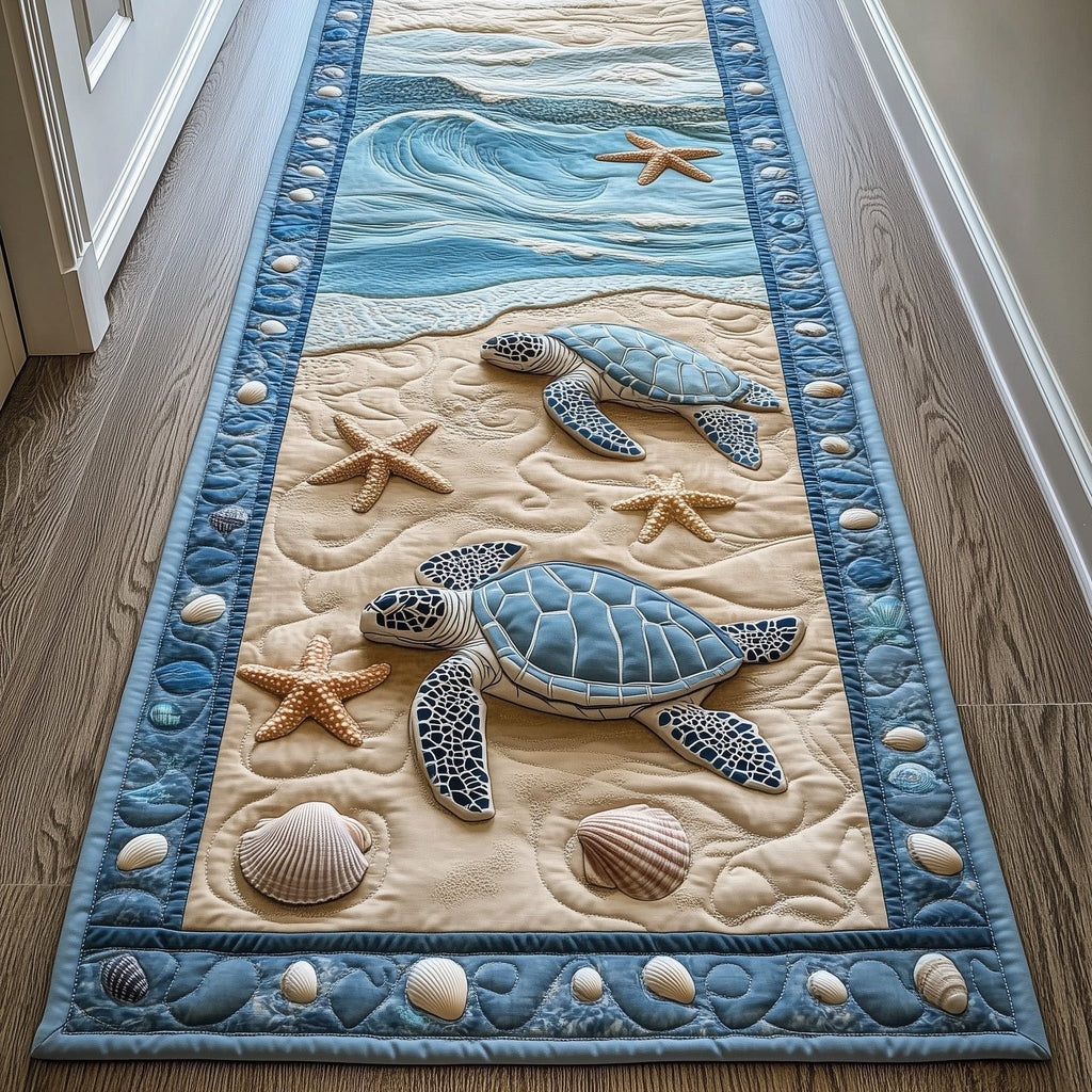 Turtle Dream Runner Rug - Cute Pet Design | Animal Printed Runner Rug